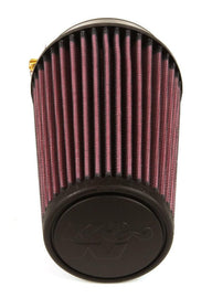K&N Filter Universal Rubber Filter 3 1/2 inch Flange 4 5/8 inch Base 3 1/2 inch Top 7 inch Height - Corvette Realm