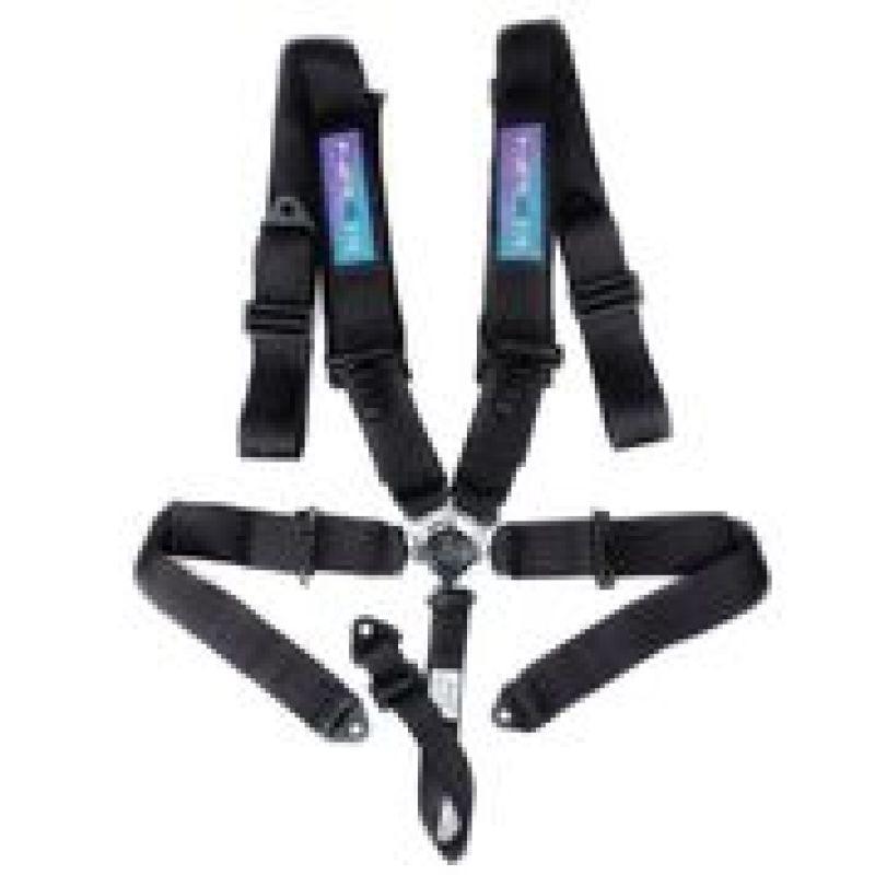 NRG 5PT 3in. Seat Belt Harness / Cam Lock - Black - Corvette Realm