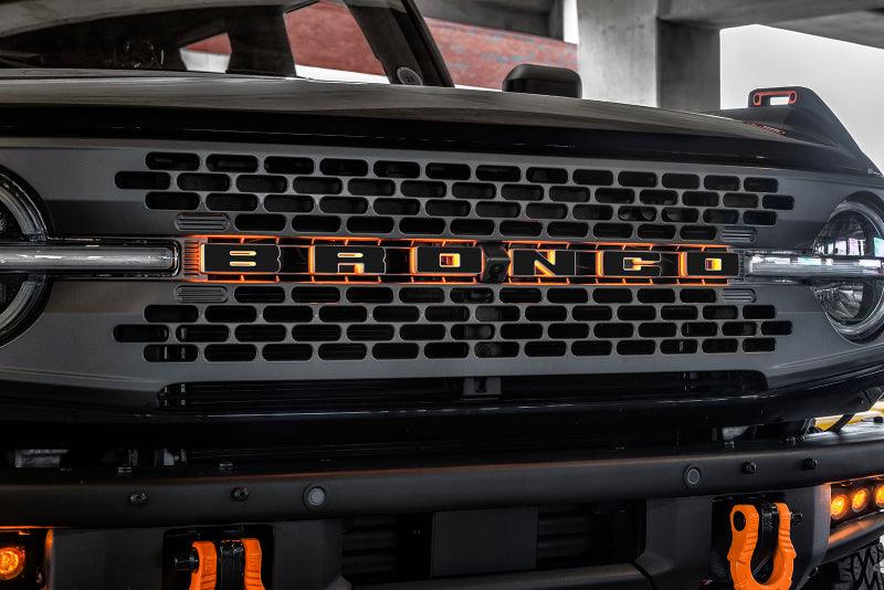 ORACLE Lighting Universal Illuminated LED Letter Badges - Matte Black Surface Finish - B - Corvette Realm