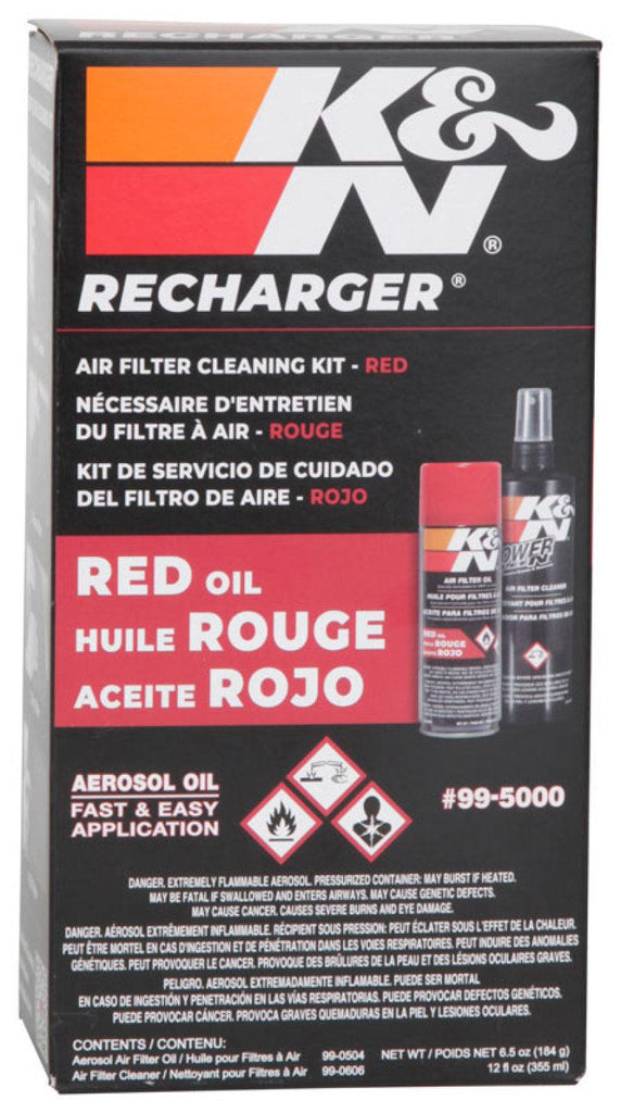 K&N Aerosol Oil Recharger Service Kit - Corvette Realm