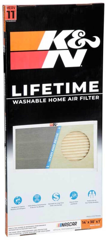 K&N HVAC Filter - 14 x 30 x 1 - Corvette Realm