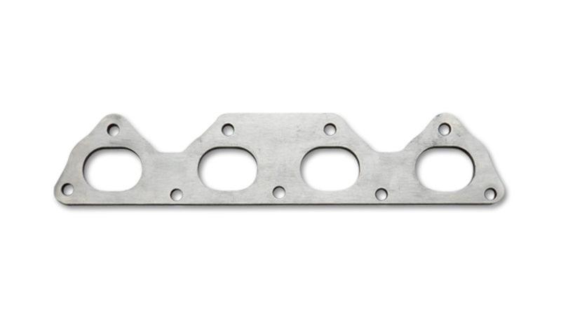 Vibrant Mild Steel Exhaust Manifold Flange for Honda/Acura B-Series motor 1/2in Thick - Corvette Realm