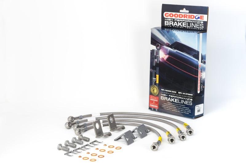 Goodridge 06-13 Chevrolet Corvette Z06/ZR1/Grand Sport Stainless Steel Brake Lines Kit - Corvette Realm