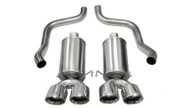 Corsa 09-13 Chevrolet Corvette C6 6.2L V8 Polished Xtreme Axle-Back Exhaust - Corvette Realm