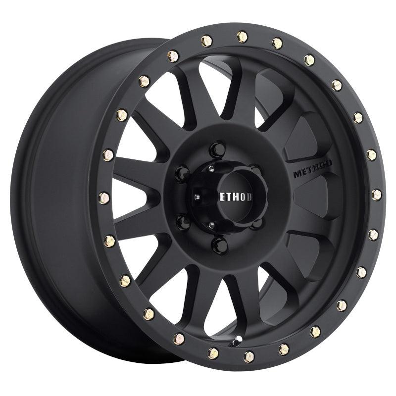 Method MR304 Double Standard 17x8.5 0mm Offset 6x135 94mm CB Matte Black Wheel - Corvette Realm