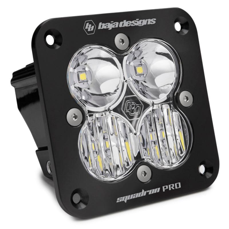 Baja Designs Squadron Pro Driving/Combo Pattern Flush Mount Black LED Light Pod - Clear - Corvette Realm