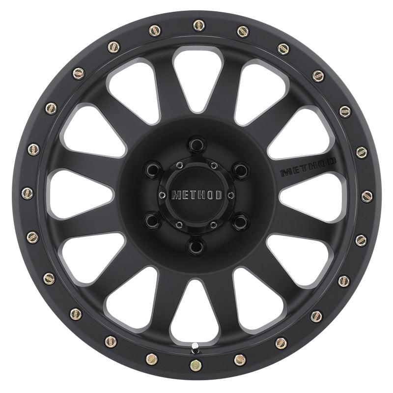 Method MR304 Double Standard 17x8.5 0mm Offset 6x5.5 108mm CB Matte Black Wheel - Corvette Realm