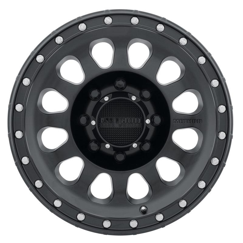 Method MR315 17x8.5 0mm Offset 8x6.5 130.81mm CB Matte Black Wheel - Corvette Realm