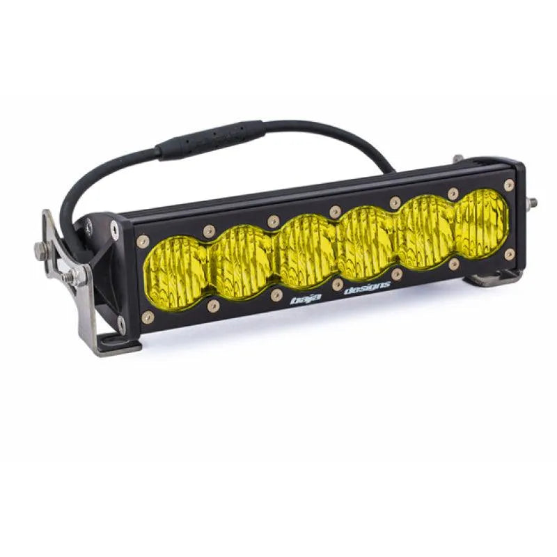 Baja Designs OnX6 Wide Driving 10in LED Light Bar - Amber - Corvette Realm