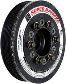 ATI Damper - 7.795in - Alum - 8 & 6 Grv - Ford Coyote 5.0 - 15 Percent OD - w/A/C Pulley - Corvette Realm