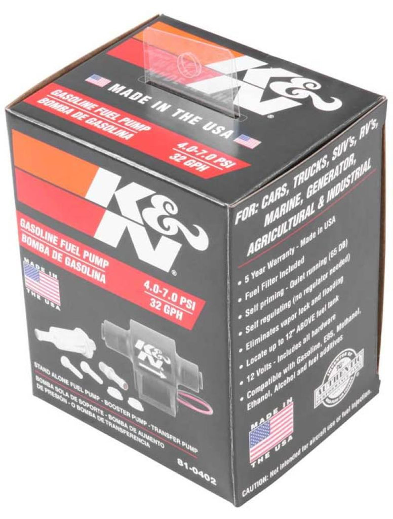 K&N Performance Electric Fuel Pump 4-7 PSI - Corvette Realm