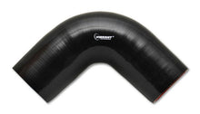 Load image into Gallery viewer, Vibrant 4 Ply Reinforced Silicone Elbow Connector - 1.75in I.D. - 90 deg. Elbow (BLACK) - Corvette Realm