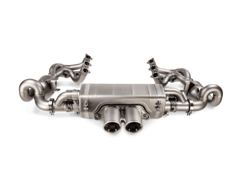 Akrapovic 21-22 Porsche 911 GT3/GT3 RS (992) Slip-On Race Line (Titanium) w/Titanium Tips - Corvette Realm