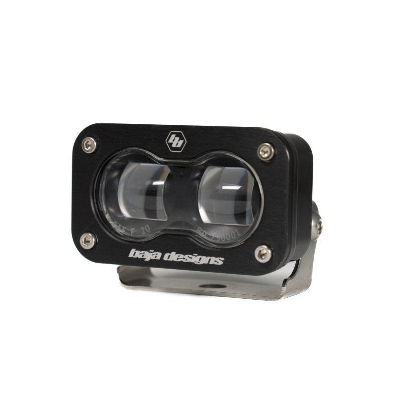 Baja Designs Universal S2 SAE Spot LED (Pair) - Clear - Corvette Realm