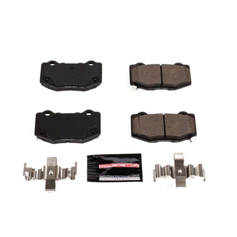 Power Stop 16-19 Cadillac ATS Rear Z23 Evolution Sport Brake Pads w/Hardware - Corvette Realm