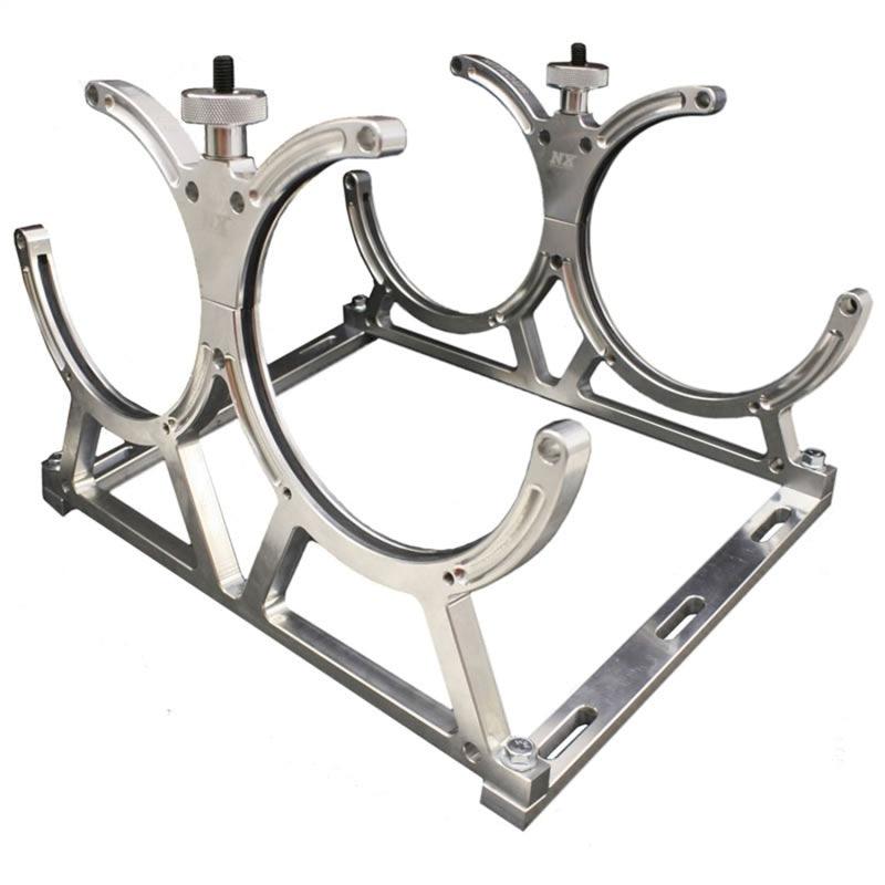 Nitrous Express Billet Bracket for Dual 10 Or 15lb N2O Bottle Incl Floor Mounts - Corvette Realm