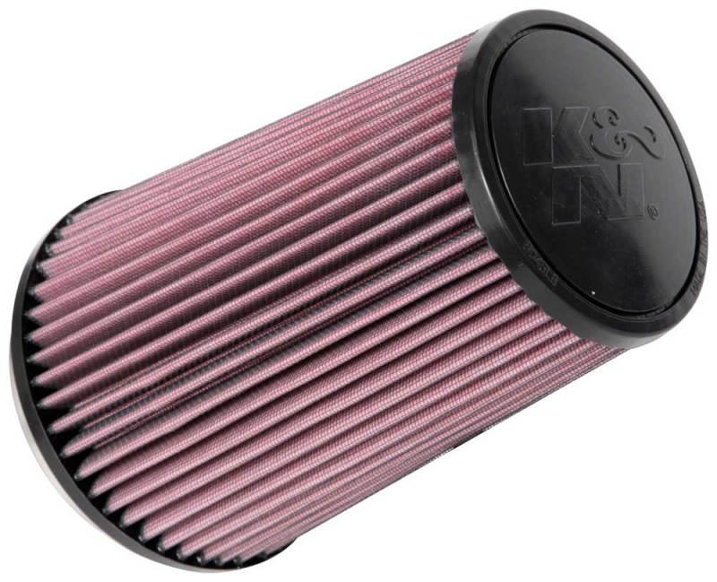 K&N Universal Clamp-On Air Filter 4-1/2in FLG / 5-7/8in B / 4-1/2in T / 8-3/8in H - Corvette Realm