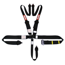 Load image into Gallery viewer, RaceQuip L &amp; L 5pt Ratchet HNR Harness Black - Corvette Realm