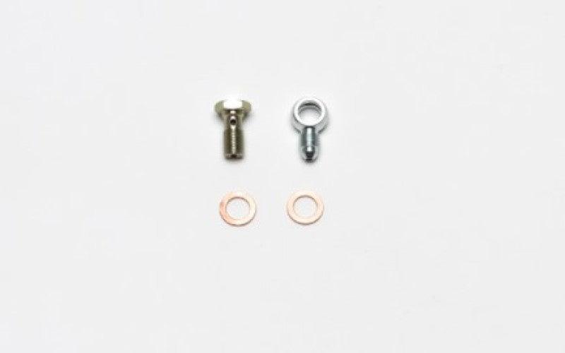 Wilwood Fitting Kit -3 Male w/ 3/8-24 Banjo Bolt (For Banjo Outlet Master Cylinders) - Corvette Realm