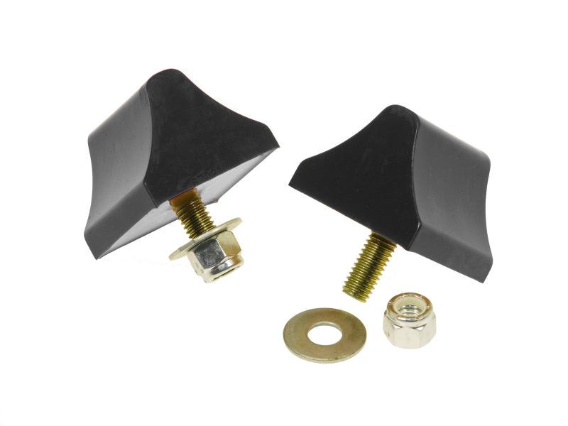 Prothane Universal Bump Stop 1-3/8 X 2 X 2-1/4 Wedge - Black - Corvette Realm