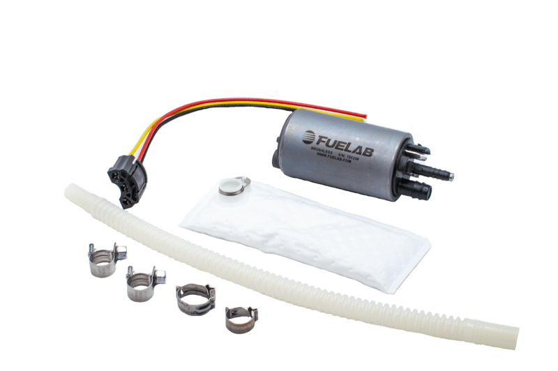 Fuelab 496 In-Tank Brushless Fuel Pump w/9mm Barb & 6mm Barb Siphon - 500 LPH - Corvette Realm