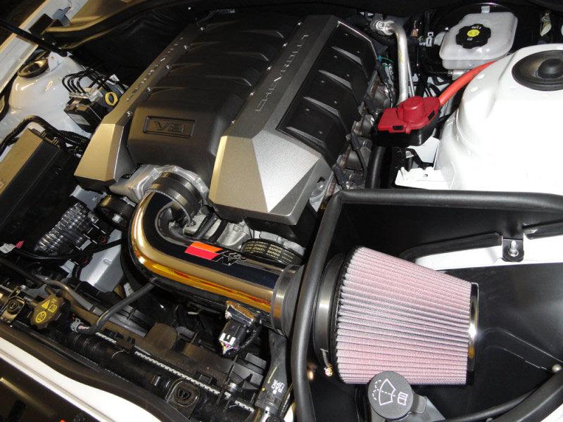 K&N 10 Camaro 6.2L V8 Polished Typhoon Short Ram Intake - Corvette Realm