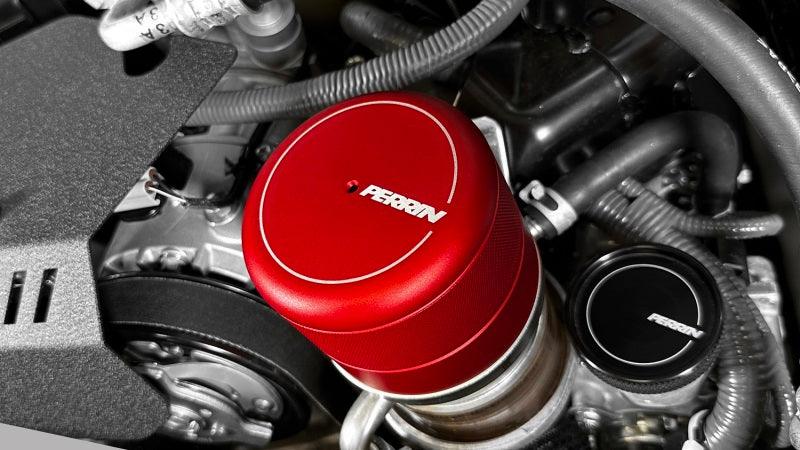 Perrin 2015+ Subaru WRX/STI Oil Filter Cover - Red - Corvette Realm