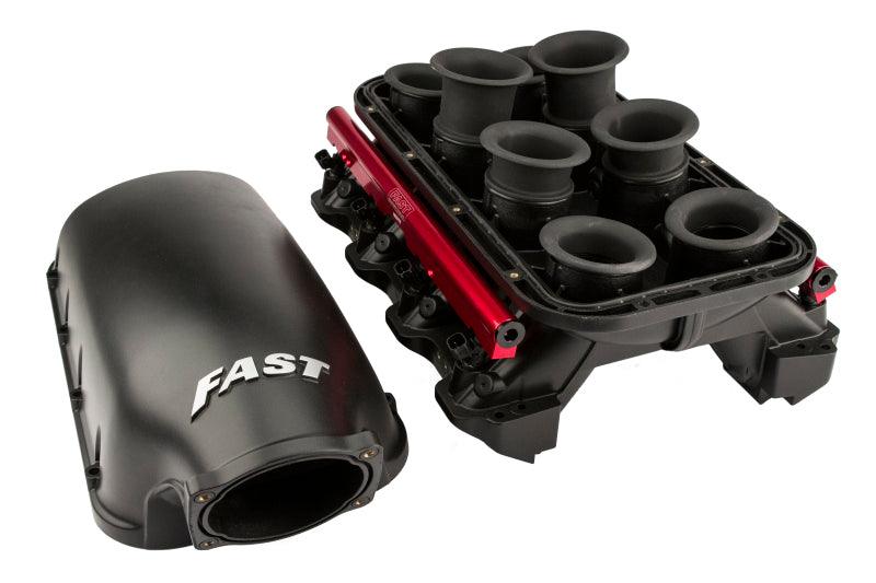 FAST LSX Manifold 103MM GenIII LS Rect Port - Black - Corvette Realm