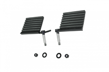 Load image into Gallery viewer, Fishbone Offroad 76-06 Jeep CJ YJ TJ Wrangler Foot Peg Set Gloss - Black - Corvette Realm