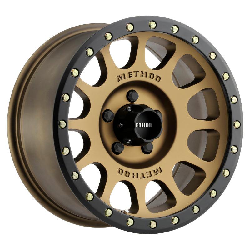 Method MR305 NV 18x9 +25mm Offset 5x150 116.5mm CB Method Bronze/Black Street Loc Wheel - Corvette Realm