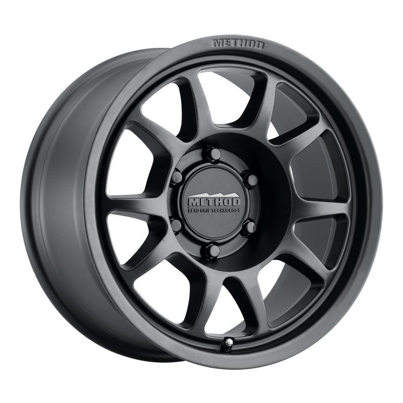 Method MR702 17x8.5 0mm Offset 6x5.5 106.25mm CB Matte Black Wheel - Corvette Realm