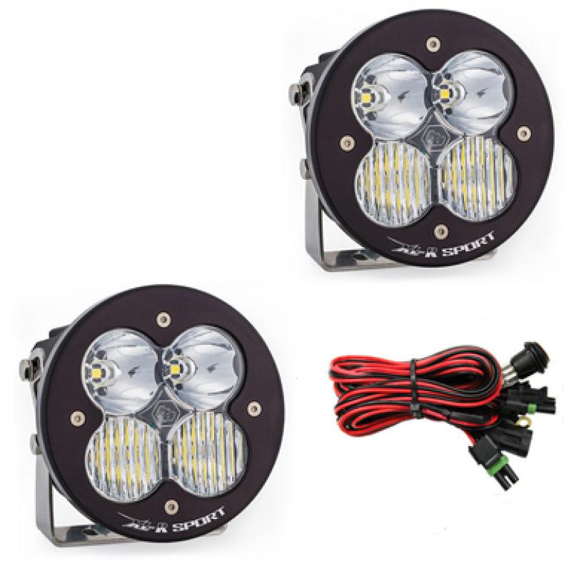 Baja Designs XL R Sport Series Driving Combo Pattern Pair LED Light Pods - Clear - Corvette Realm