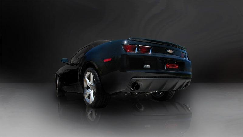 Corsa 10-14 Chevrolet Camaro Coupe SS 6.2L V8 Auto Black Sport Cat-Back + XO Exhaust - Corvette Realm