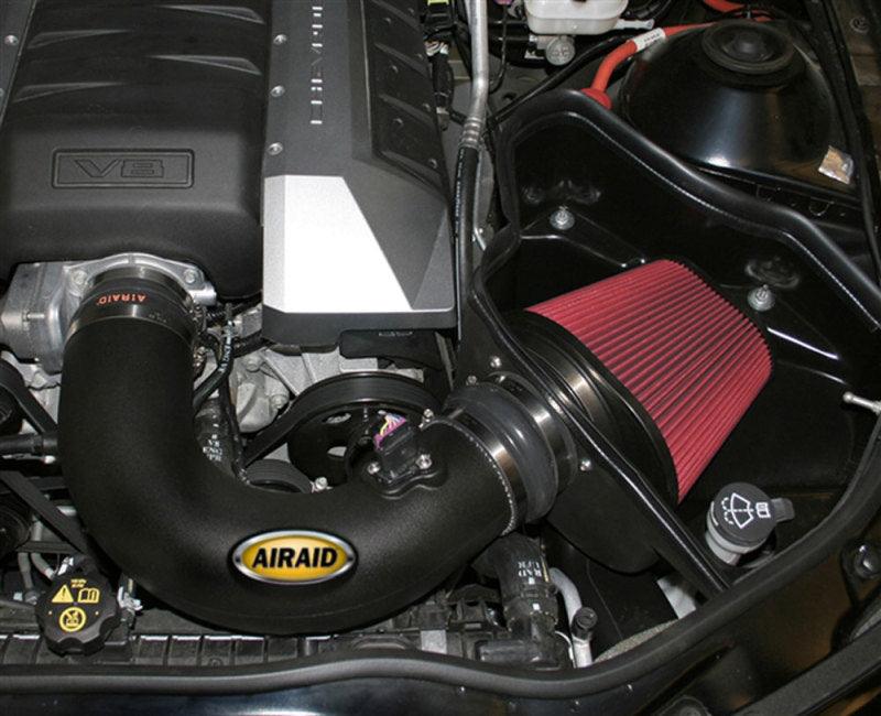 Airaid 2014 Camaro 6.2L V8 MXP Intake System w/ Tube (Oiled / Red Media) - Corvette Realm