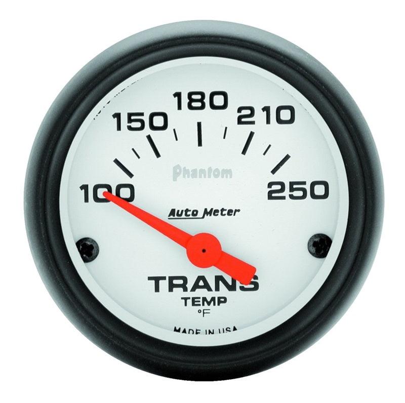 Autometer Phantom 52mm Short Sweep Electronic 100-250 Deg F Transmission Temperature Gauge - Corvette Realm