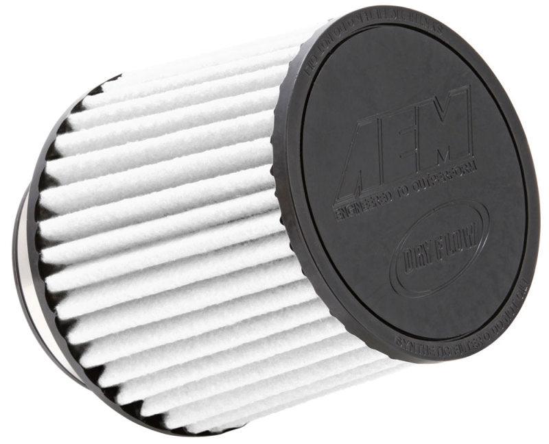 AEM Dryflow Conical Air Filter 6in Base OD x 3.5in Flange ID x 5.25in Height - Corvette Realm