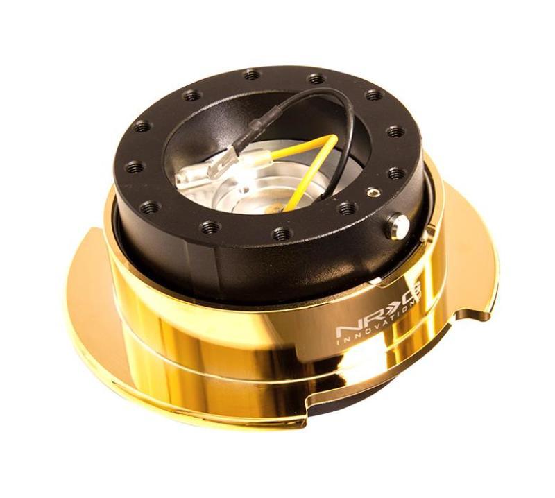 NRG Quick Release Kit Gen 2.5 - Black Body / Chrome Gold Ring - Corvette Realm