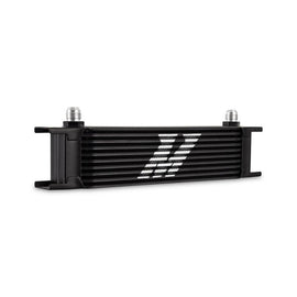 Mishimoto Universal -8AN 10 Row Oil Cooler - Black - Corvette Realm