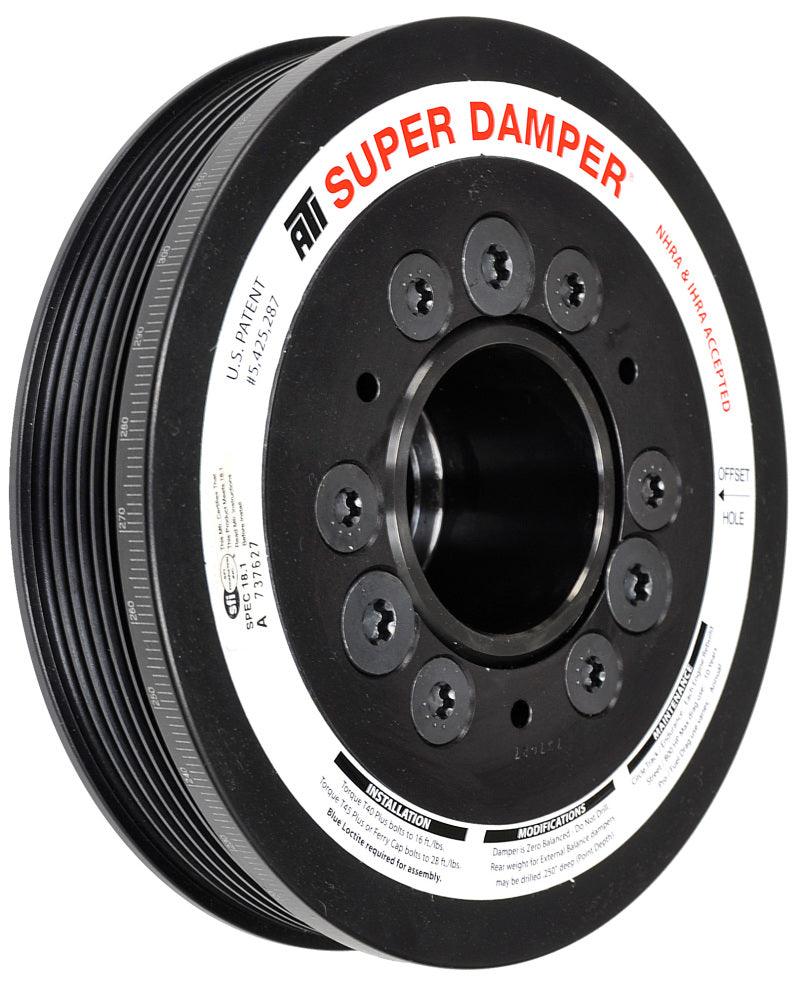 ATI Damper - 6.78in - AL - 6 Grv - 10 Per UD - LS1/2/3/6/L76 - 97-13 28T 8mm HTD Drive Rear - 3 Rng - Corvette Realm