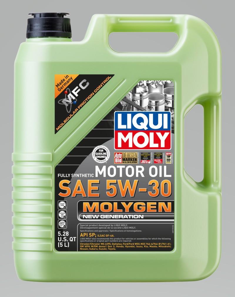 LIQUI MOLY 5L Molygen New Generation Motor Oil SAE 5W30 - Corvette Realm