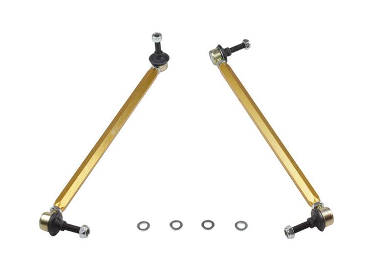 Whiteline 10+ Chevy Camaro FR Coupe Front Sway Bar - Link Assy H/D Adj Steel Ball (380mm C to C) - Corvette Realm