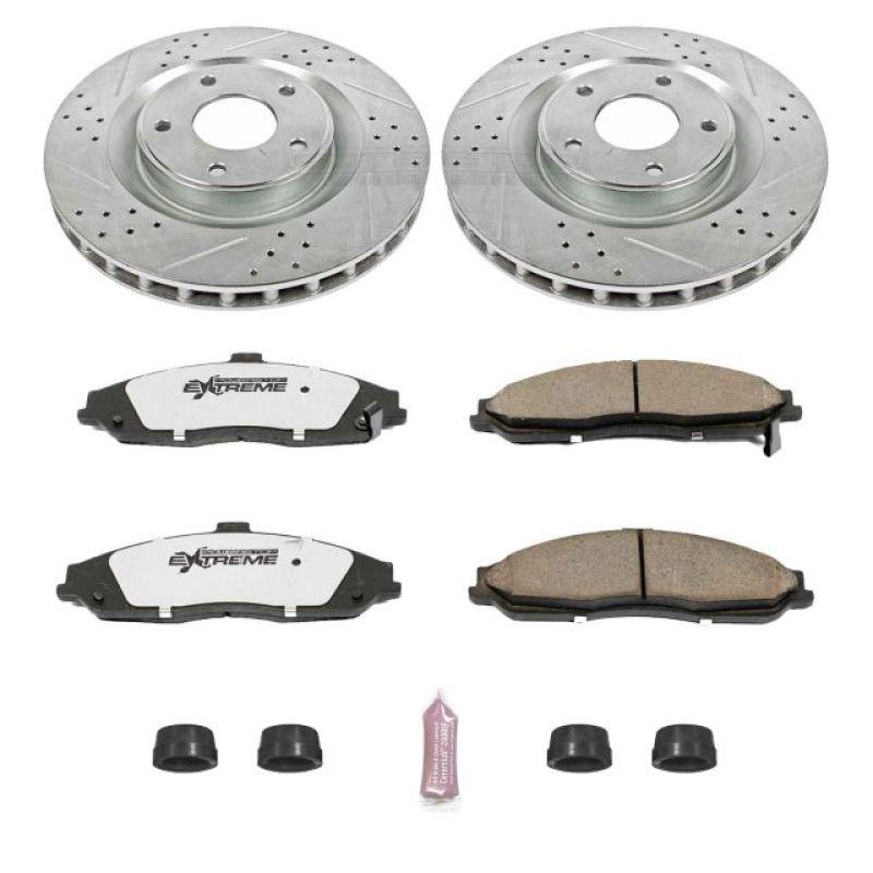 Power Stop 05-07 Cadillac XLR Front Z26 Street Warrior Brake Kit - Corvette Realm