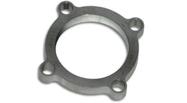 Vibrant GT series / T3 Discharge Flange (4 Bolt) with 2.5in Inlet ID Mild Steel 1/2in Thick - Corvette Realm