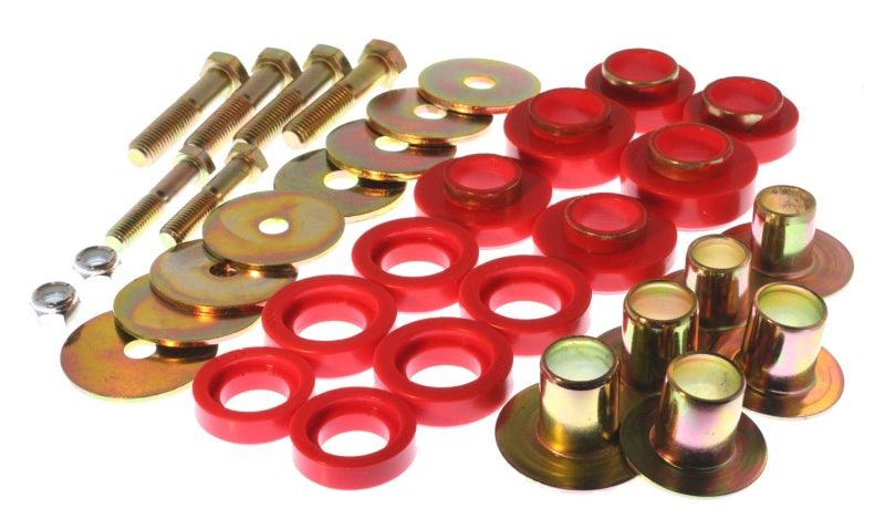 Energy Suspension 67-81 Camaro / 68-74 Nova/Chevy II / 67-75 Firebird/Trans AM Red Body(subframe) Mo - Corvette Realm