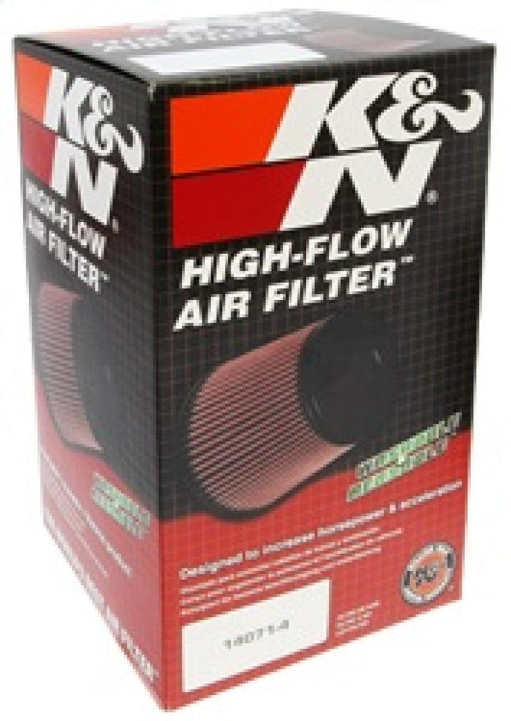 K&N Universal Clamp-On Air Filter 4-1/2in FLG / 5-7/8in B / 4-1/2in T / 8-3/8in H - Corvette Realm