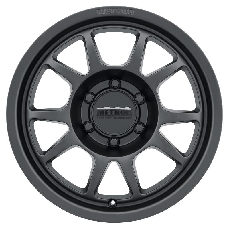 Method MR702 17x8.5 0mm Offset 6x5.5 106.25mm CB Matte Black Wheel - Corvette Realm