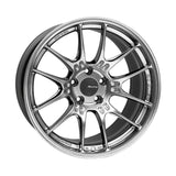 Enkei GTC02 18x9.5 5x114.3 15mm Offset 75mm Bore Hyper Silver Wheel