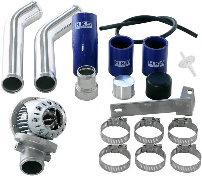 HKS 08+ Evo 10 SSQV4 BOV Kit Includes 2 Polished Aluminum Pipes - Corvette Realm