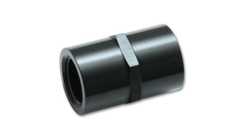 Vibrant 1/8in NPT Female Pipe Coupler Fitting - Aluminum - Corvette Realm