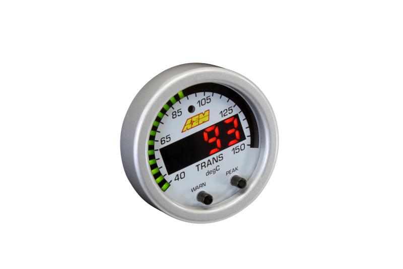 AEM X-Series Temperature 100-300F Gauge Kit (ONLY Black Bezel and Water Temp. Faceplate) - Corvette Realm